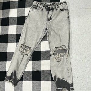 Boutique grey washed jeans, brand is ceros! size 27